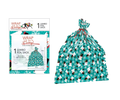 Wrap In A Hurry Jumbo Prismatic Foil Sack - Snowman