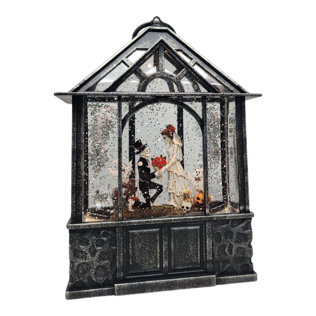 A Gruesome Proposal Lighted Waterglobe Lantern
