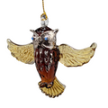 Egyptian Blown Glass Ornament - Owl