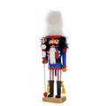 Hollywood Patriotic 18" Nutcracker - White Hat