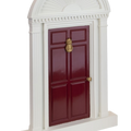 Red Door with Pineapple Door Knocker