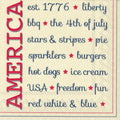 American BBQ Cocktail Napkin