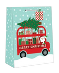 Juvenile Giftbag - Santa Bus - Large