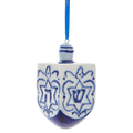 Porcelain Hanukkah Ornament - Dreidel
