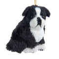 Furry Dog Ornament - Boston Terrier