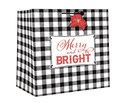 Square Jumbo Gift Bag - Merry and Bright