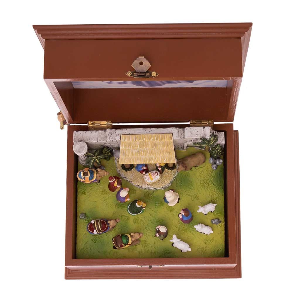 Nativity Music Box - 7.5 Inch