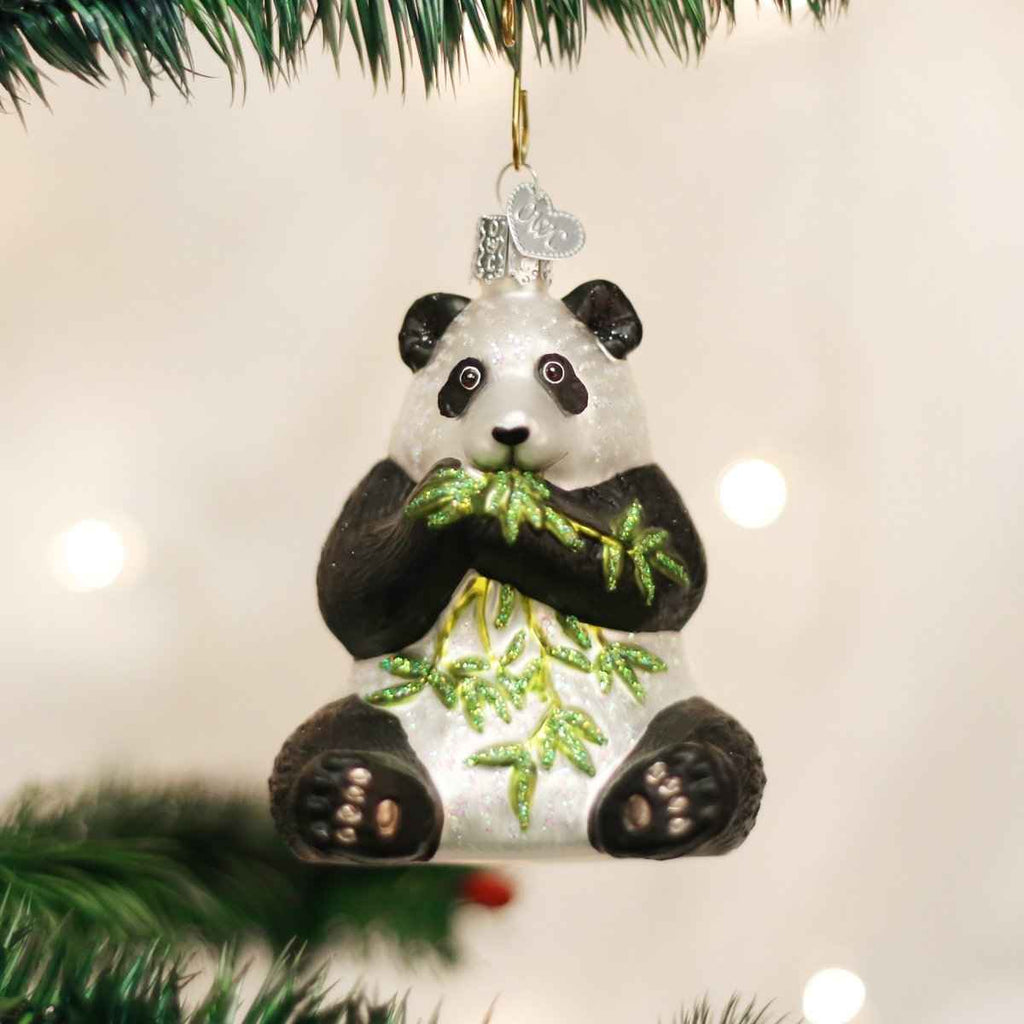 Old World Christmas Panda Ornament