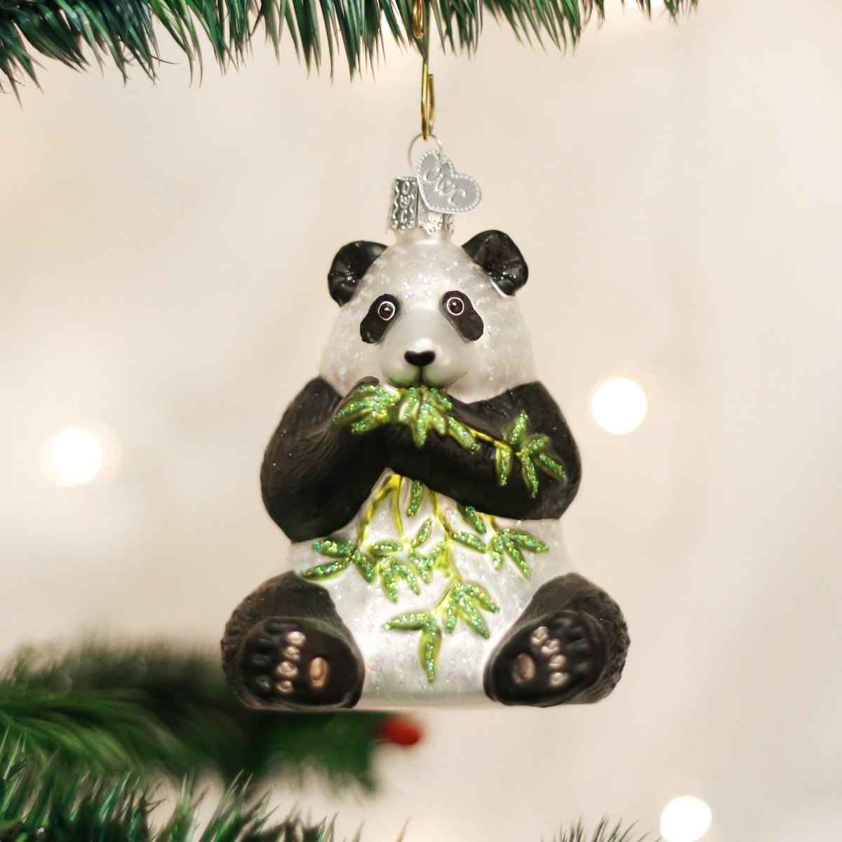 Old World Christmas Panda Ornament