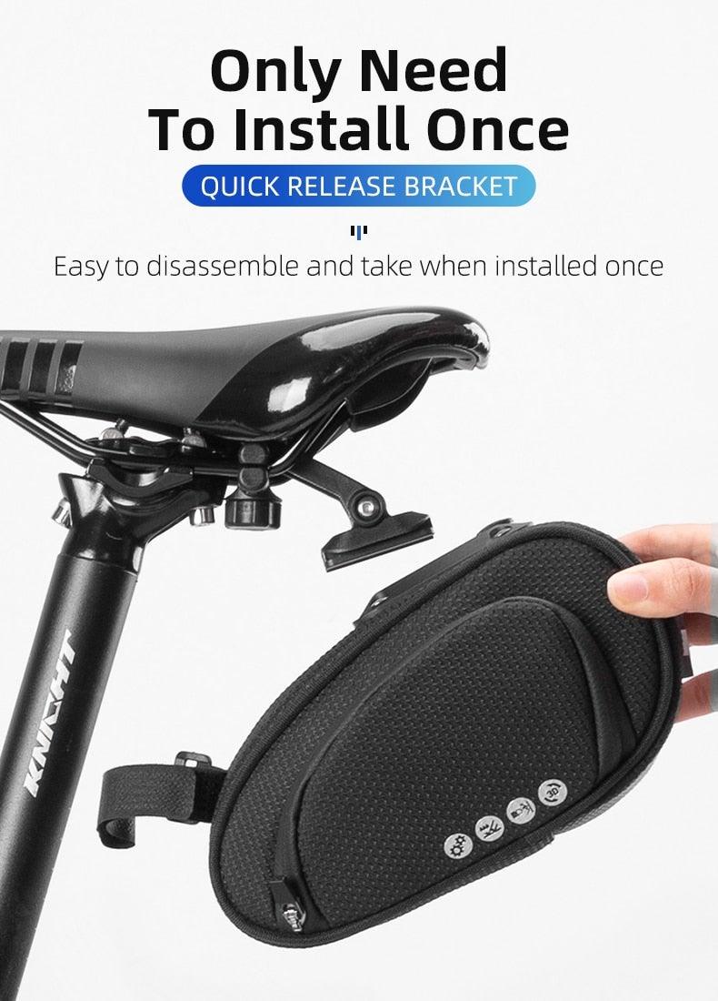Rainproof Bicycle Bag Shock Proof Bike Bag For Reflective Large Capacity Seat Bike Bag Accessories Bag Seat Bag Bike Bag Under Seat Bicycle Bag Cycling Accessories Storage Pouch Bike For Mountain Road Bike
