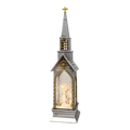 Lighted Church Waterglobe -  Angel