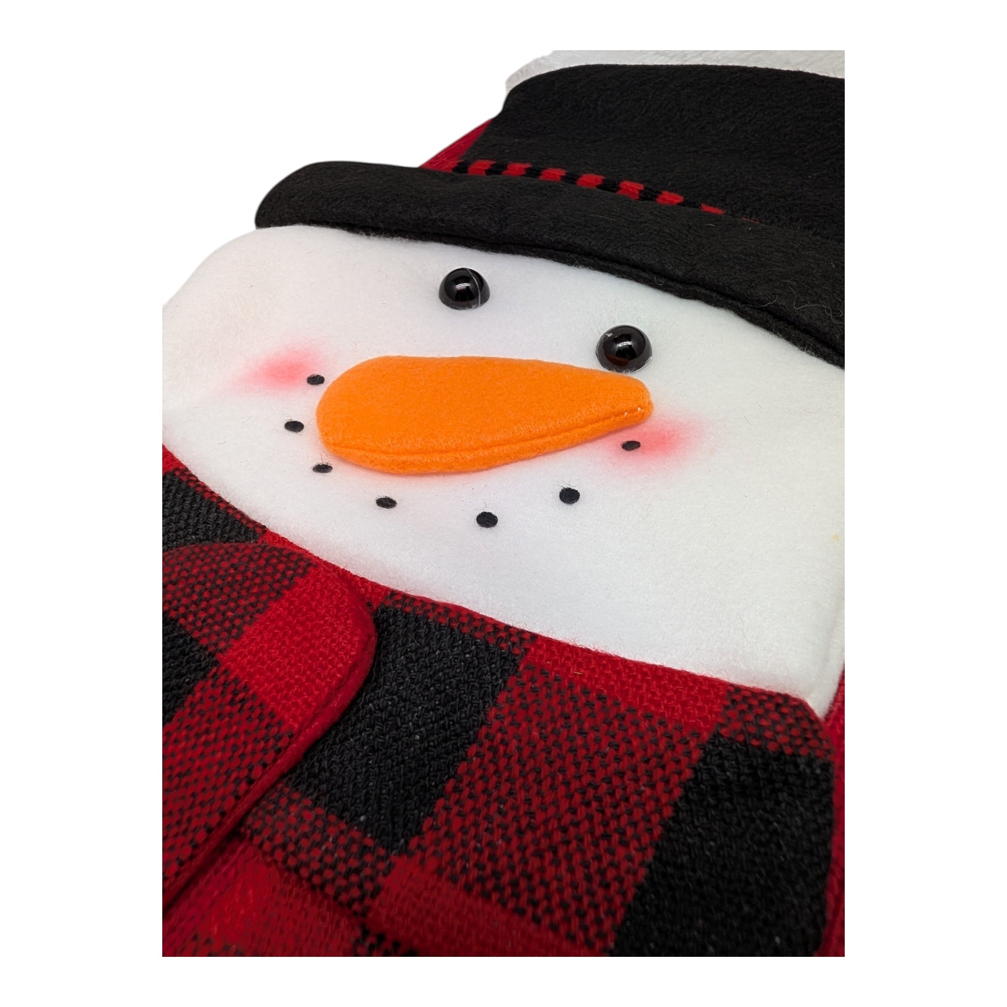 Snowman Plush Stocking