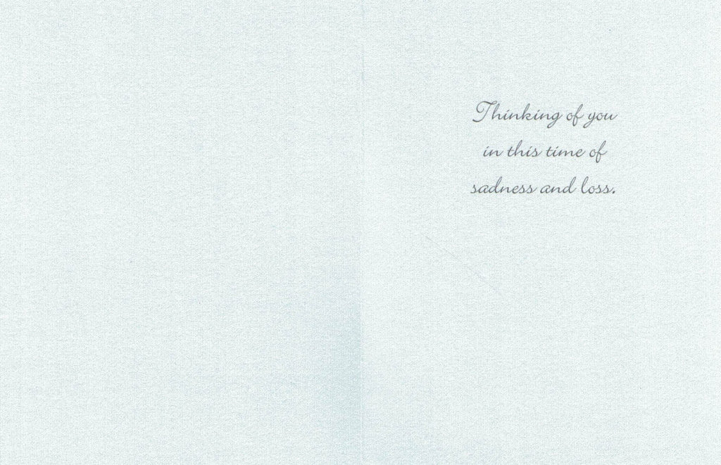 Notion Card - Sympathy Card: Single White Lily