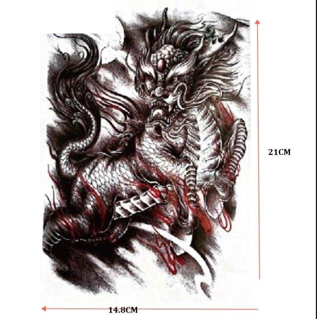 Realistic 3D Animals Tattoo Temporary Waterproof Sticker For Party Kids Men Women