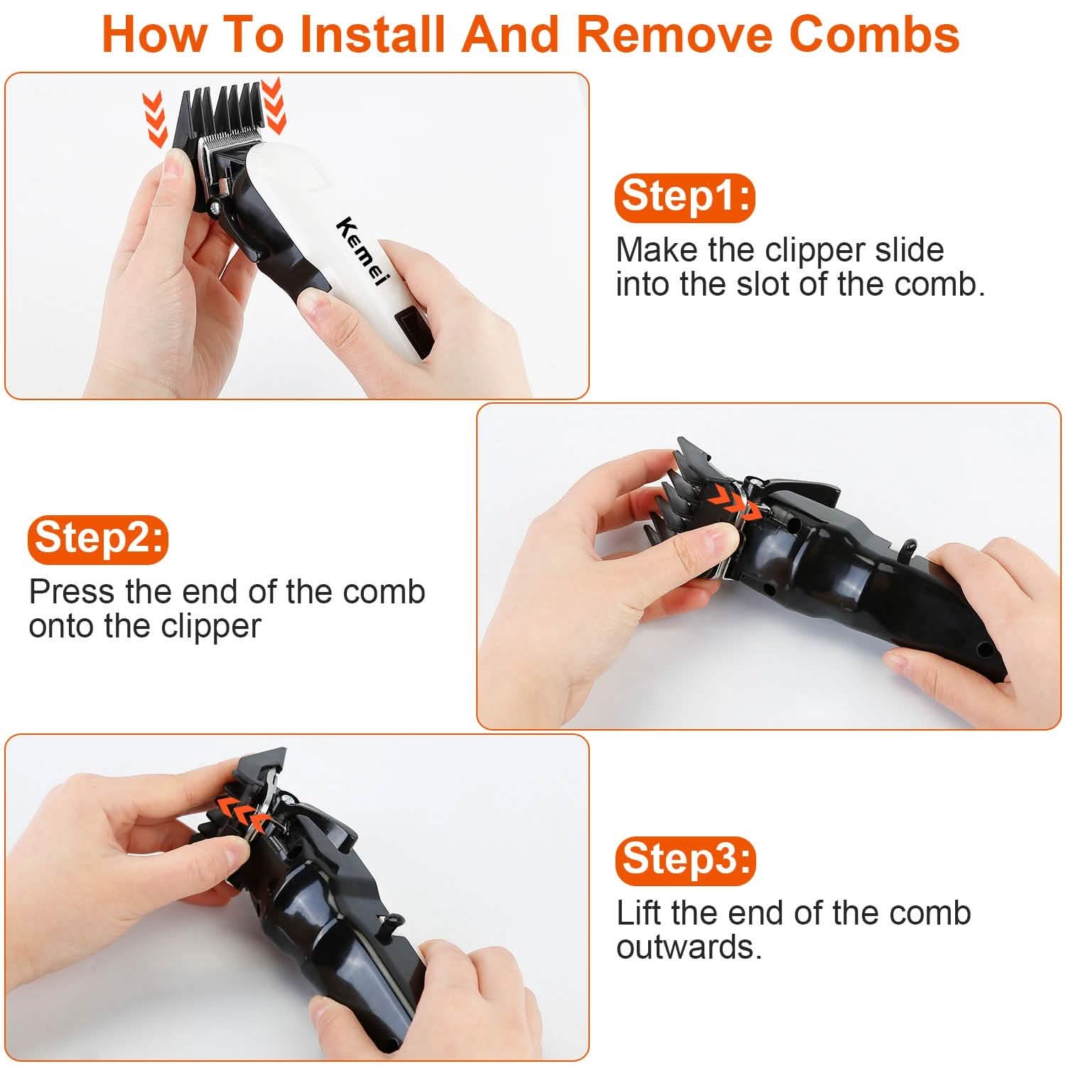 Rechargeable Cordless Hair Clipper