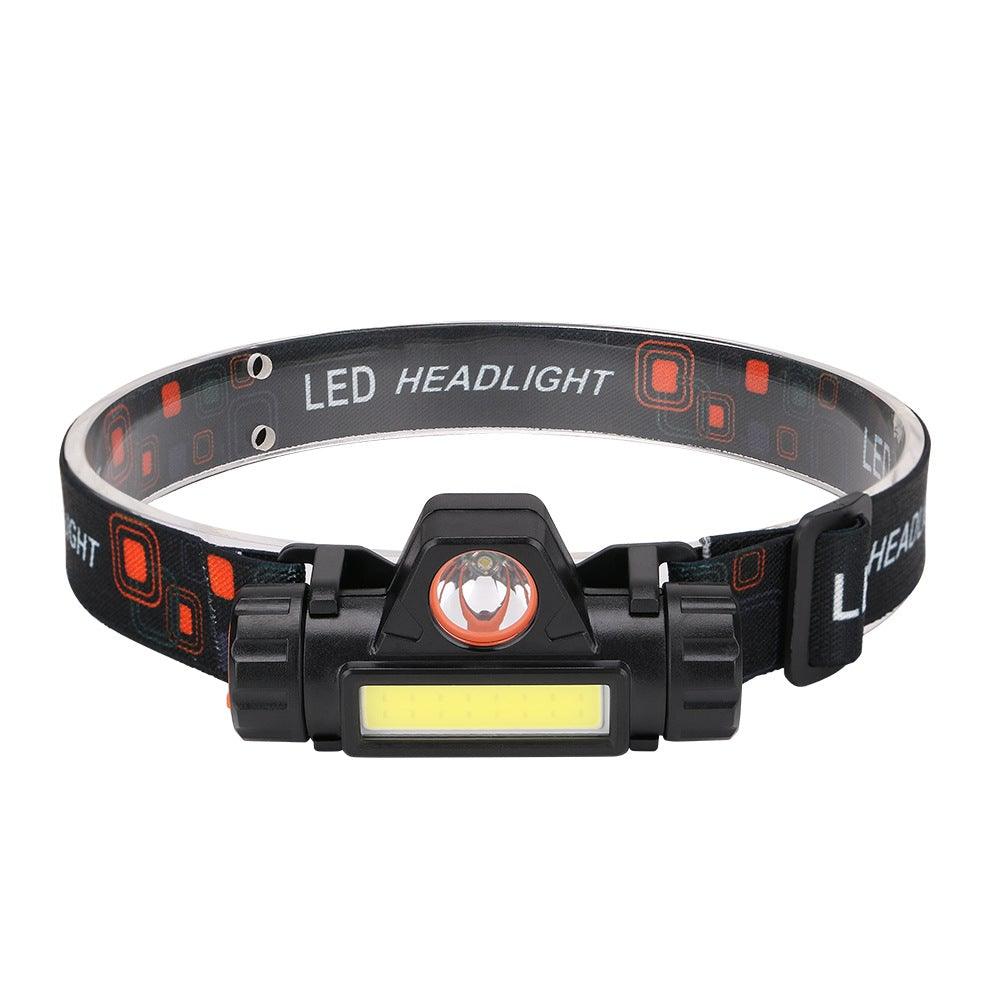 Rechargeable Waterproof Powerful LED Headlamp Portable Mini Built-in 18650 Battery Flashlight For  Portable Head Lamp Flashlight, Outdoor Lightweight Durable Headlight For Outdoor Running Camping Reading Fishing  Walking Jogging Headlight