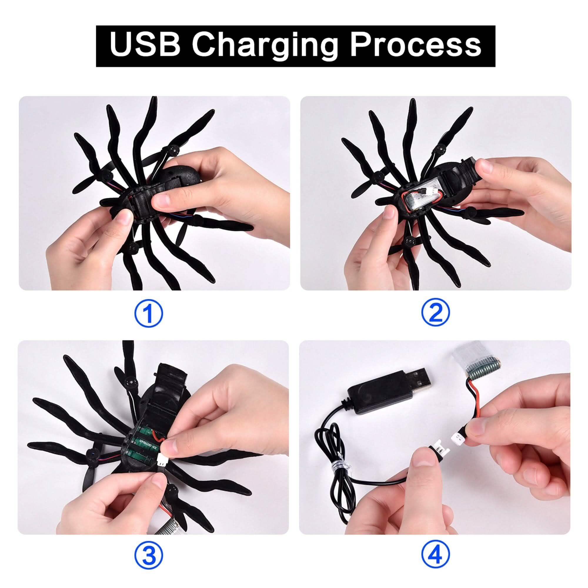 Remote Control Spider Quadcopter Toy Drone