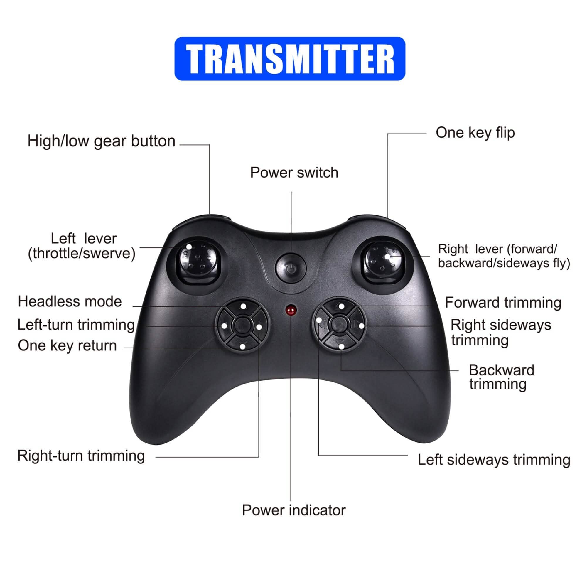 Remote Control Spider Quadcopter Toy Drone