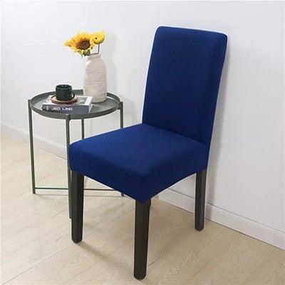 Removable Kitchen Chair Covers Chair Protector Covers For Dining Room Restaurant Hotel Solid Color Chair Covers Spandex Elastic Modern Chair Covers for Kitchen Covers for Armchairs For Home Decoration Wedding Chair Washable Furniture Chair for Kids