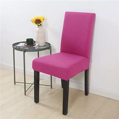 Removable Kitchen Chair Covers Chair Protector Covers For Dining Room Restaurant Hotel Solid Color Chair Covers Spandex Elastic Modern Chair Covers for Kitchen Covers for Armchairs For Home Decoration Wedding Chair Washable Furniture Chair for Kids