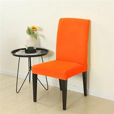 Removable Kitchen Chair Covers Chair Protector Covers For Dining Room Restaurant Hotel Solid Color Chair Covers Spandex Elastic Modern Chair Covers for Kitchen Covers for Armchairs For Home Decoration Wedding Chair Washable Furniture Chair for Kids
