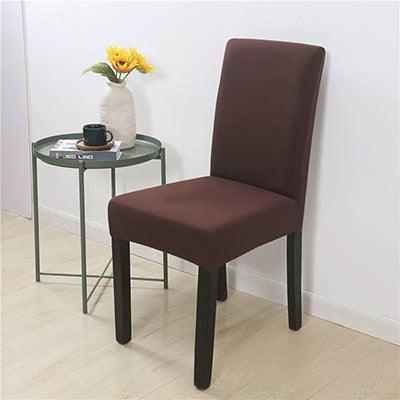 Removable Kitchen Chair Covers Chair Protector Covers For Dining Room Restaurant Hotel Solid Color Chair Covers Spandex Elastic Modern Chair Covers for Kitchen Covers for Armchairs For Home Decoration Wedding Chair Washable Furniture Chair for Kids
