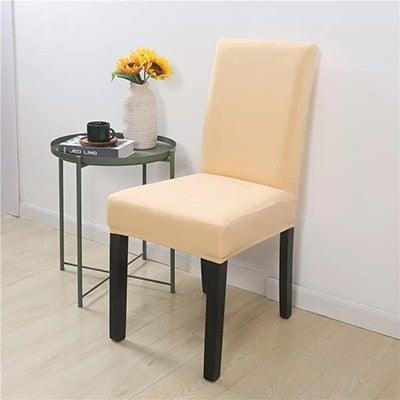 Removable Kitchen Chair Covers Chair Protector Covers For Dining Room Restaurant Hotel Solid Color Chair Covers Spandex Elastic Modern Chair Covers for Kitchen Covers for Armchairs For Home Decoration Wedding Chair Washable Furniture Chair for Kids