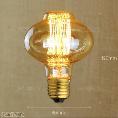 Retro Edison Lamp Bulb Vintage Light Ampoules Decoratives Incandescent Bulb Round Decorative Vintage Style Old Fashioned Incandescent Light Bulbs Light For Holiday Christmas Party