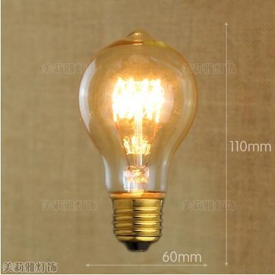Retro Edison Lamp Bulb Vintage Light Ampoules Decoratives Incandescent Bulb Round Decorative Vintage Style Old Fashioned Incandescent Light Bulbs Light For Holiday Christmas Party