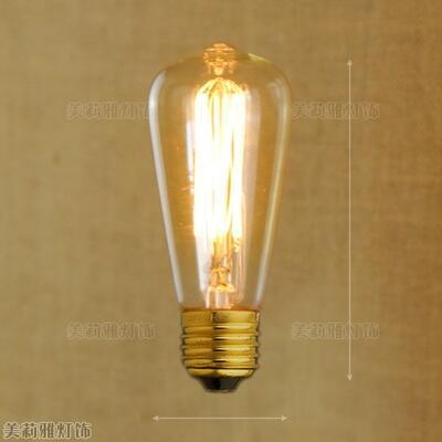 Retro Edison Lamp Bulb Vintage Light Ampoules Decoratives Incandescent Bulb Round Decorative Vintage Style Old Fashioned Incandescent Light Bulbs Light For Holiday Christmas Party