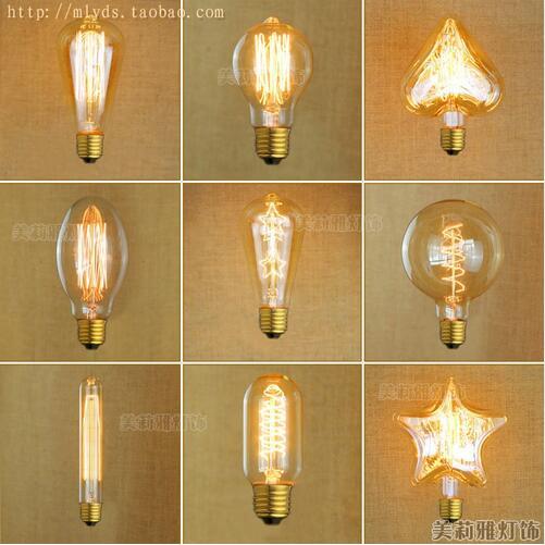 Retro Edison Lamp Bulb Vintage Light Ampoules Decoratives Incandescent Bulb Round Decorative Vintage Style Old Fashioned Incandescent Light Bulbs Light For Holiday Christmas Party