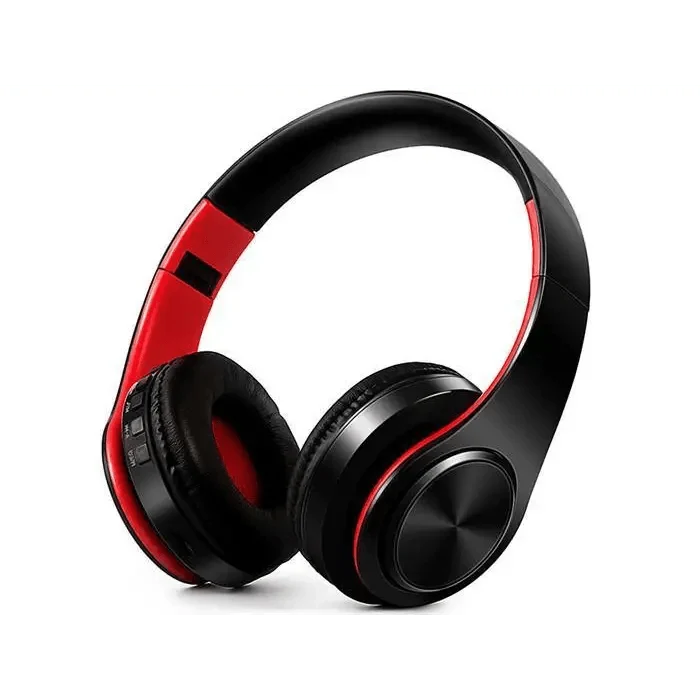 Retro Stereo Earphones Bluetooth Headphone Music Headset FM And Support SD Card With Mic And Volume Control, Wireless And Wired Headset
