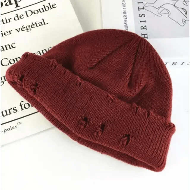 Retro Warm One Size Winter Beanies For Men Colorful Cute Casual Unisex Caps Outdoor Beanies For Women