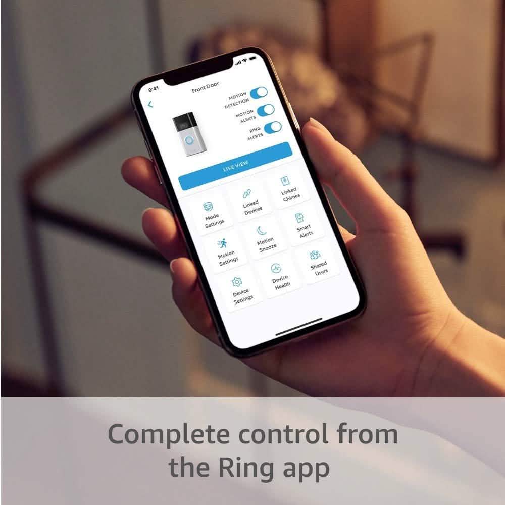 Ring Video Doorbell 1080p HD 2020 Release (Refurbished)