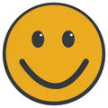 Sip Sip Hooray Coaster -  Yellow Smiley Face