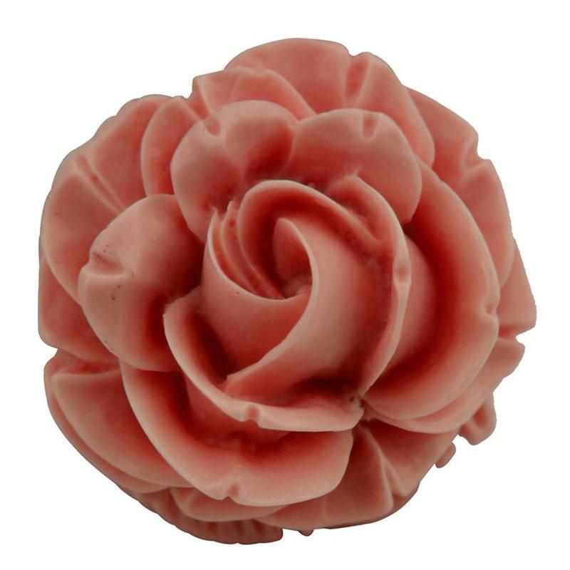 Rose Silicone Cake Mold 3D Flower Fondant Mold Cupcake Jelly Candy Chocolate Decoration Baking Tool Moulds Flower Bloom Rose Shape Silicone Fondant Soap