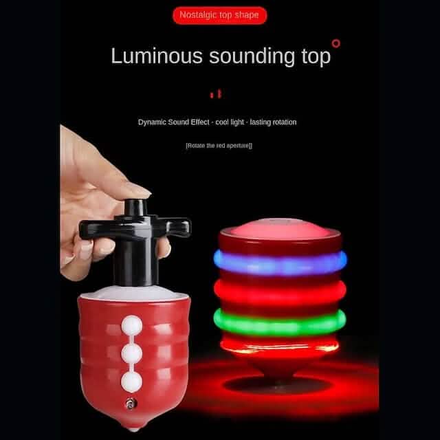Rotating Gyro with Sound And LED Light Music Spinning