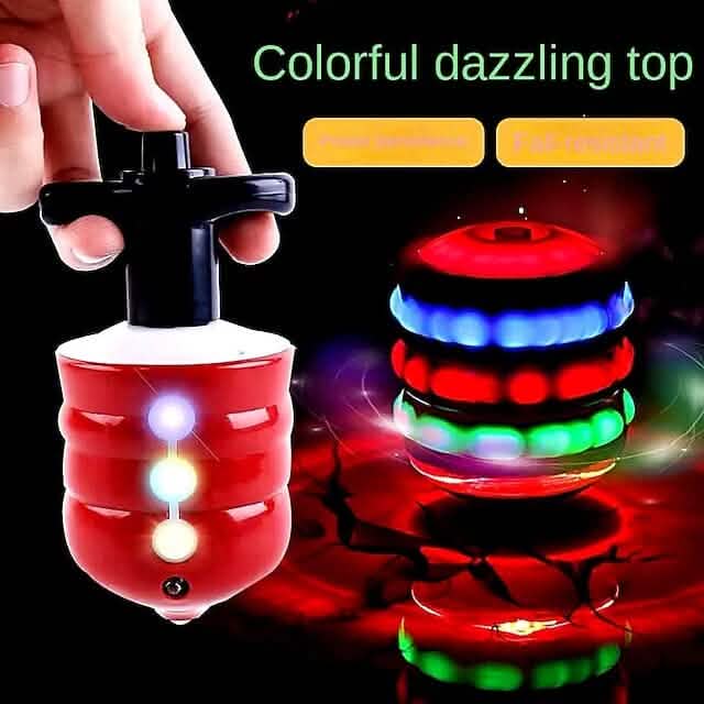 Rotating Gyro with Sound And LED Light Music Spinning