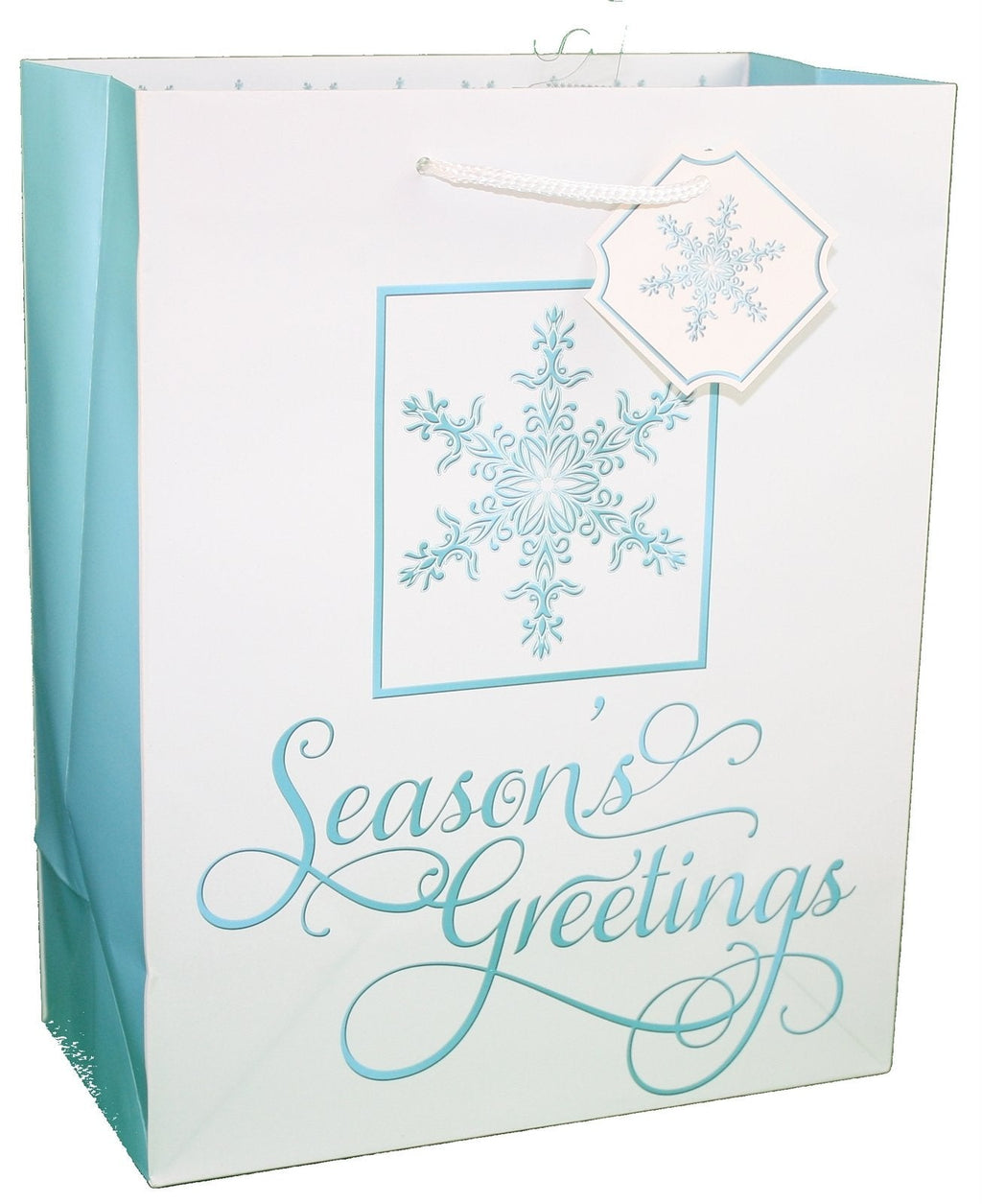 Traditional Lettering Gift Bag - Merry Christmas Red Large