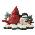 Highland Glen Cardinal And  Chickadee Figurine