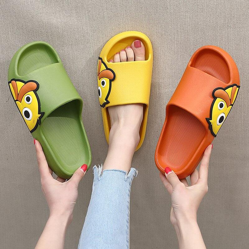 Flip Flops Rubber Beach Slides Waterproof Women Men's Slippers Sandals Cotoon Fur Thick Sole Winter Home Bath Shoes Memory Foam Bedroom Slippers Indoor Shoes Fuzzy Garden Waterproof Slippers