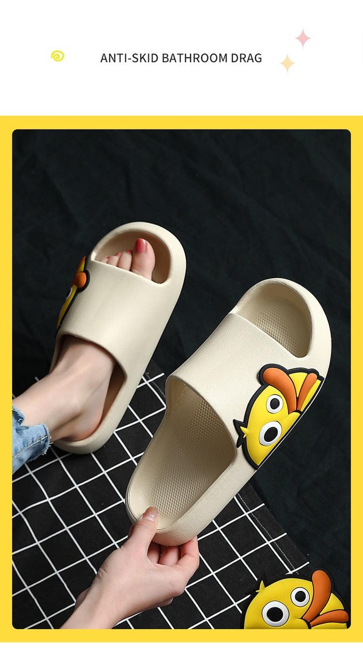 Flip Flops Rubber Beach Slides Waterproof Women Men's Slippers Sandals Cotoon Fur Thick Sole Winter Home Bath Shoes Memory Foam Bedroom Slippers Indoor Shoes Fuzzy Garden Waterproof Slippers