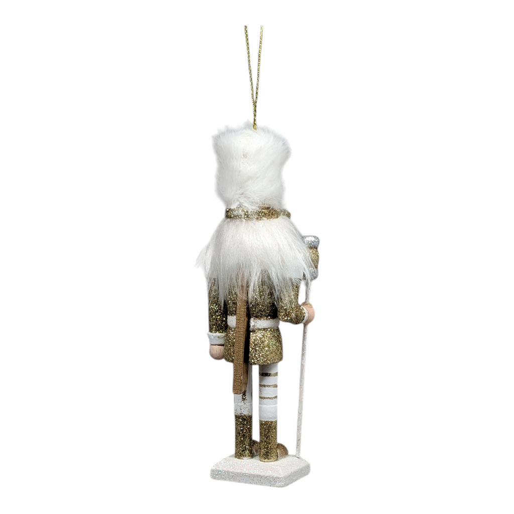 Hollywood 6 inch Wooden Nutcracker - Gold
