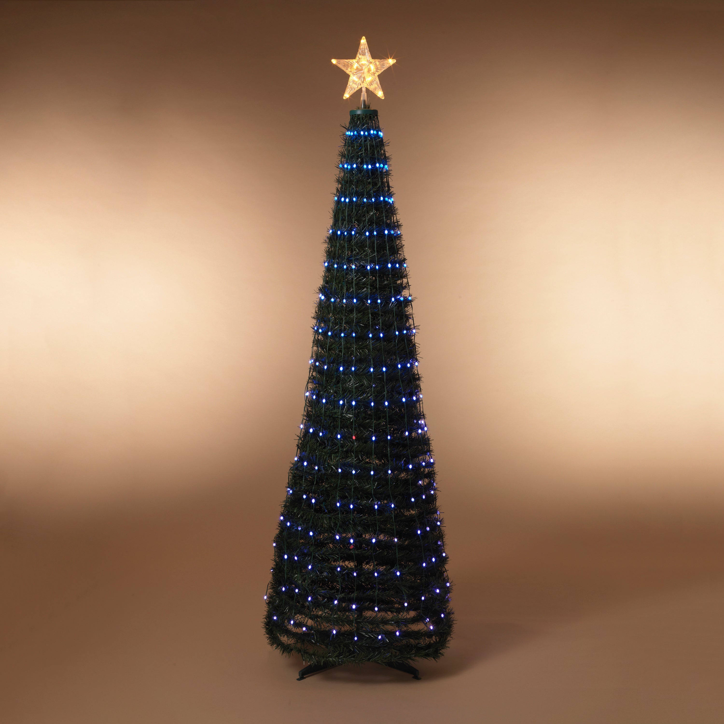 Steel Frame Pole Tree with Color Change LED Lighting - 6 Feet Tall