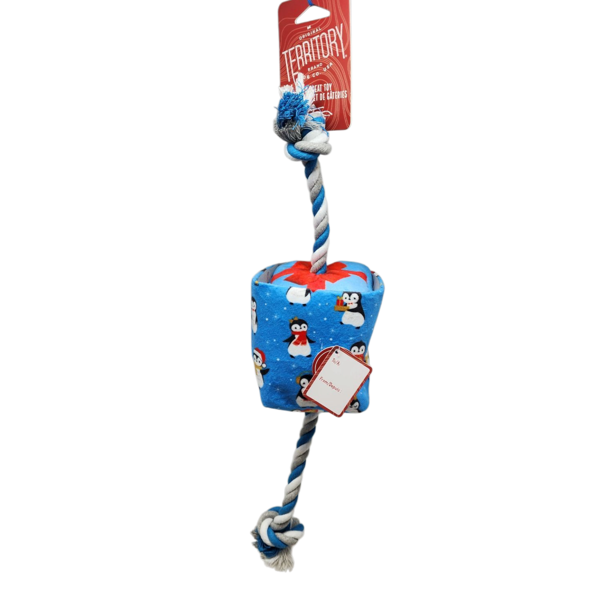Penguin Hide and Treat Tug Toy