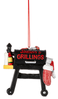 Grill Ornament - Season's Grillings