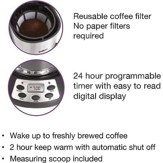 Salton Jumbo Java Coffee Maker 14 Cup