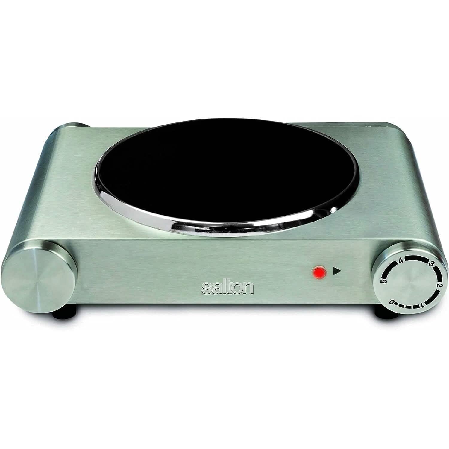 Salton Stainless Steel Infrared Portable Electric Cooktop