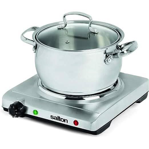 Salton Stainless Steel Portable Cooktop
