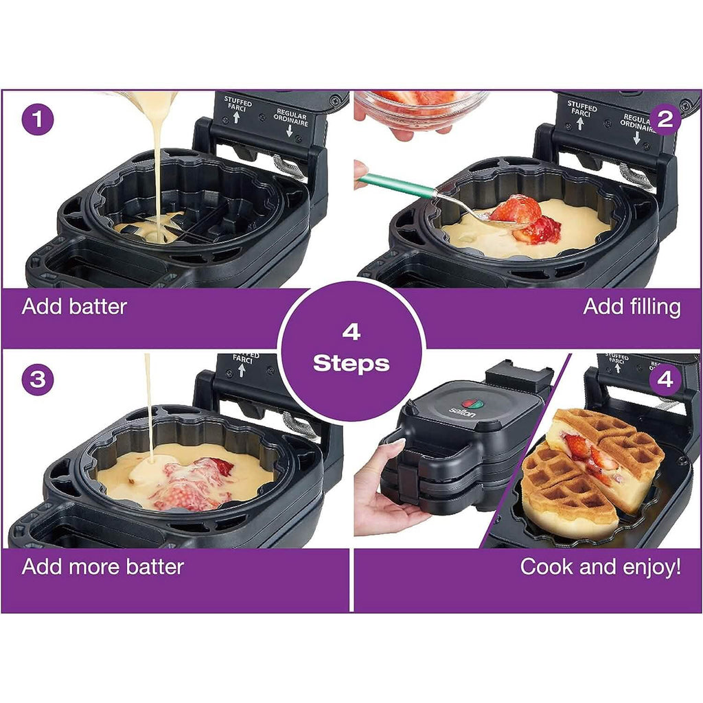 Salton Stuffed Belgian Waffle Maker